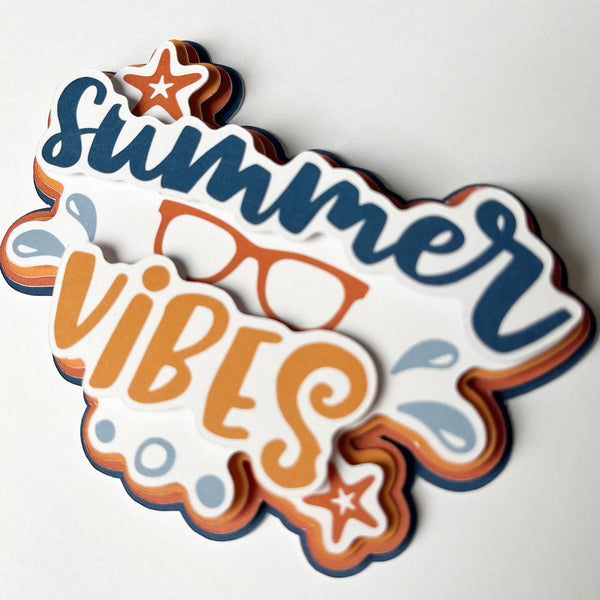 Summer Vibes Die Cut