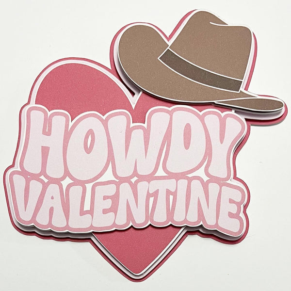 Howdy Valentine Die Cut