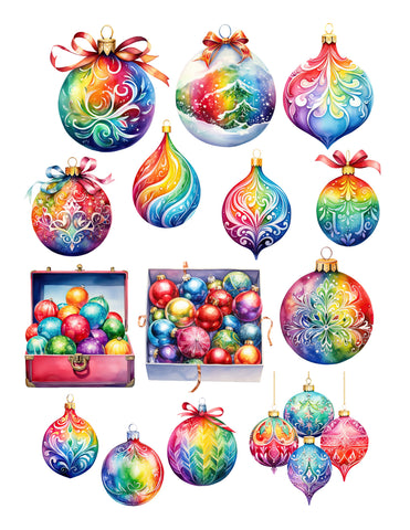 Merry Christmas To All Ornaments Ephemera