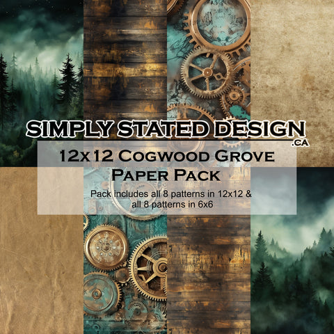 Cogwood Grove 12x12 Paper Pack