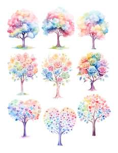Rainbow Trees Ephemera