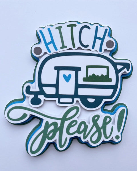 Hitch Please Die Cut