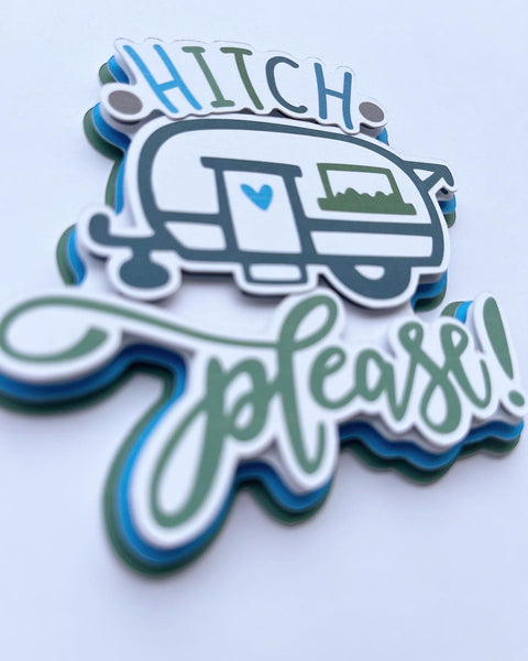 Hitch Please Die Cut