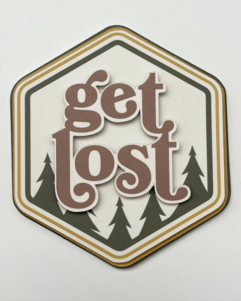 Get Lost Die Cut