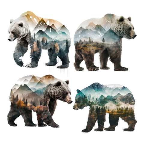 Mountain Bears XL Ephemera Pack
