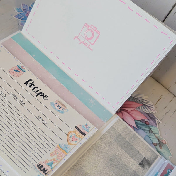 Cotton Candy Christmas Recipe Album Class Kit