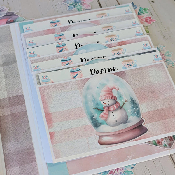 Cotton Candy Christmas Recipe Album Class Kit