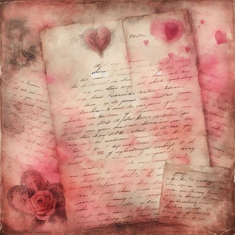 Vintage Valentines Paper 3
