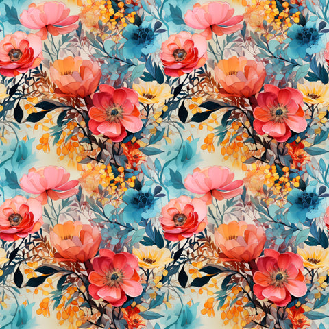 Bold Florals Paper 3