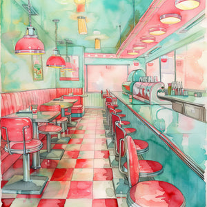 50's Diner Paper 3