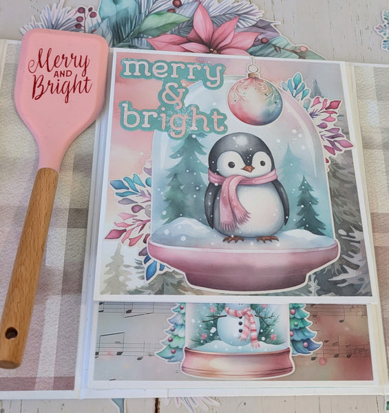 Cotton Candy Christmas Recipe Album Class Kit