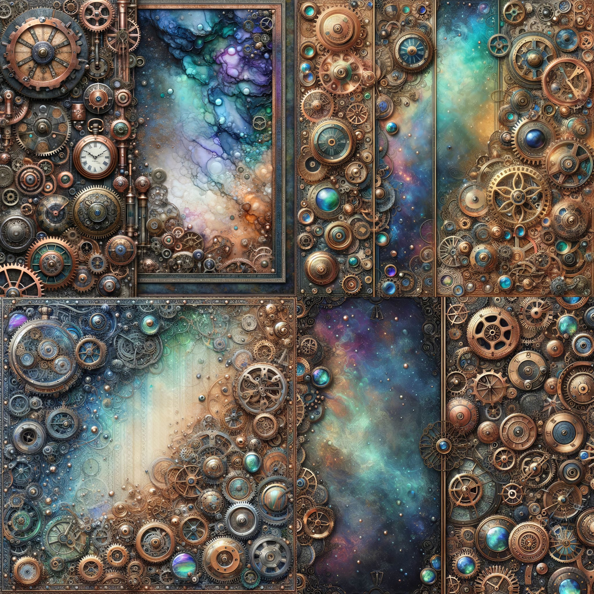 Steampunk Sky Paper 10