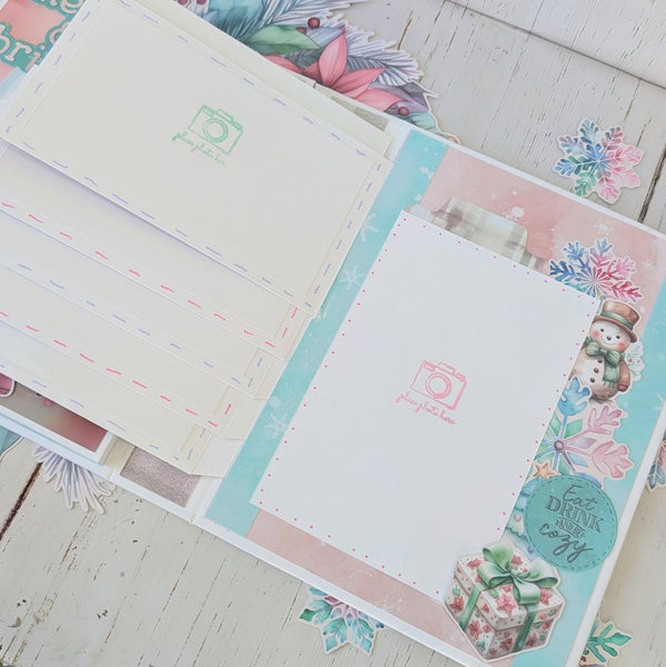 Cotton Candy Christmas Recipe Album Class Kit
