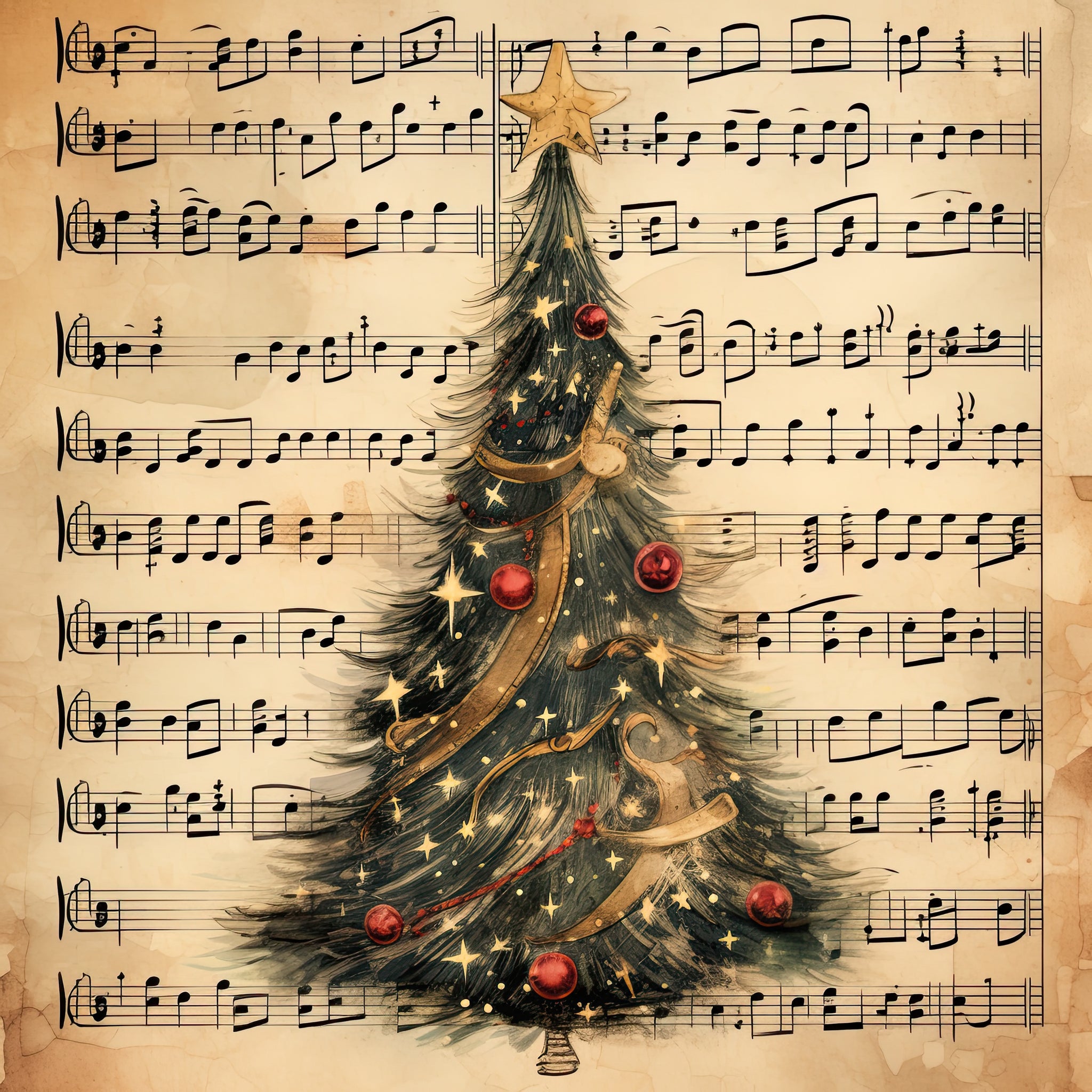 Christmas Music Paper 8