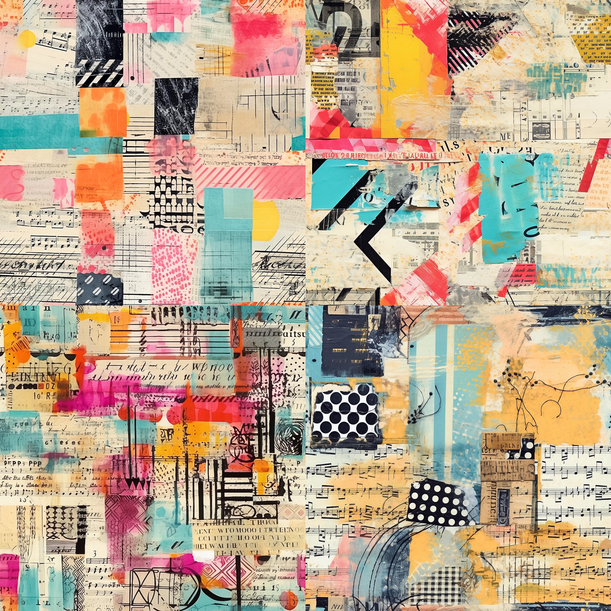 Mixed Media Collage Paper 9