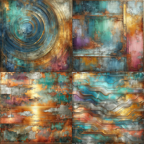 Metal Walls Paper 9