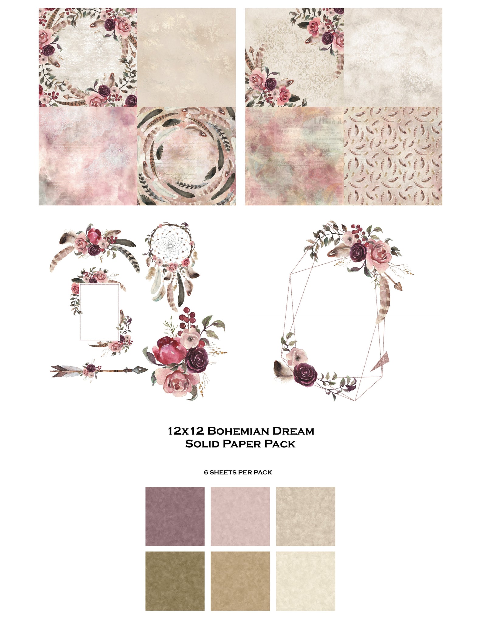 February "Bohemian Dream" Add On Bundle