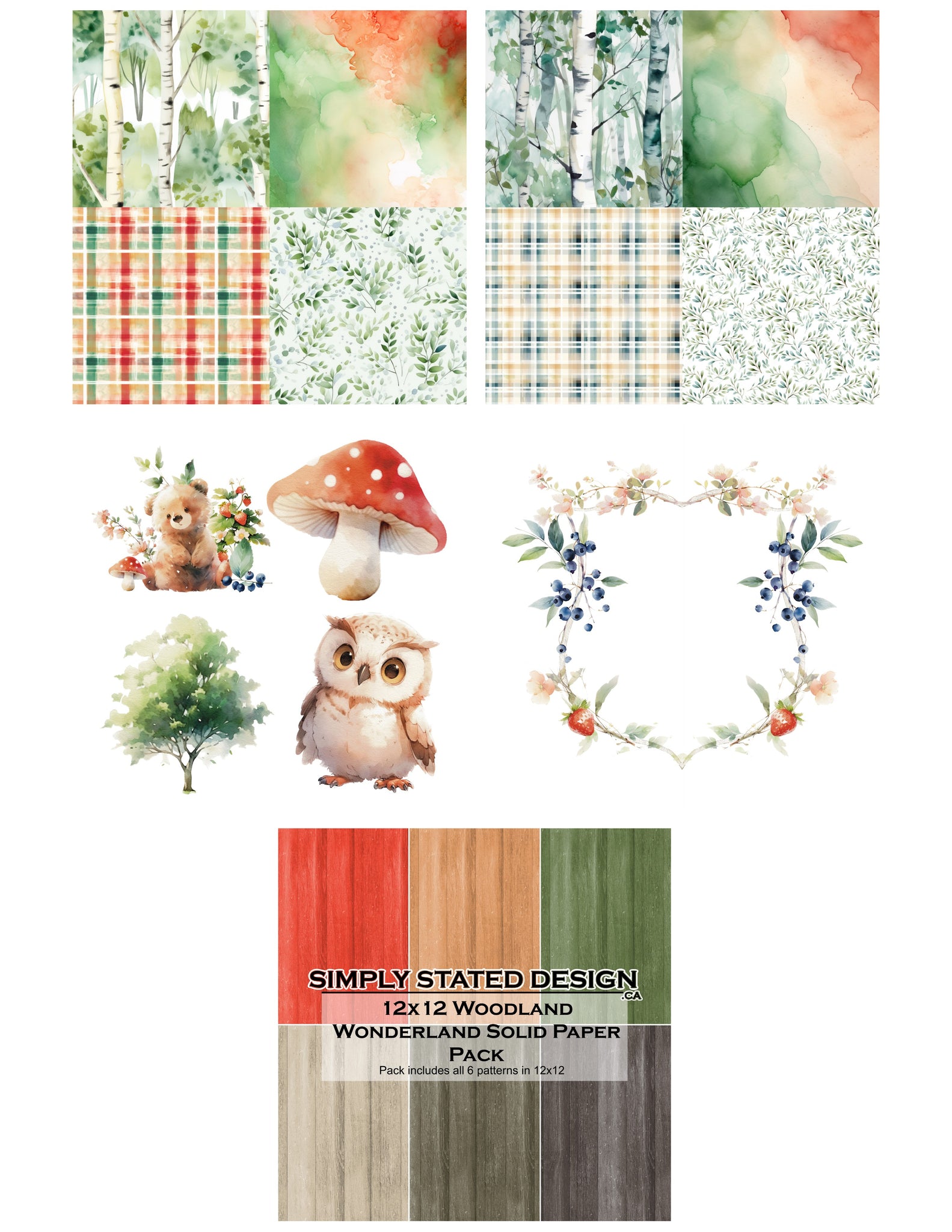 August "Woodland Wonderland" Add On Bundle