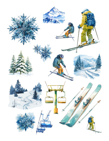 Altered Winter Sports Ephemera