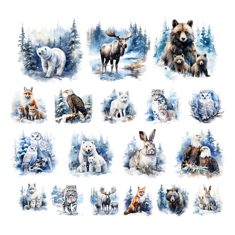Forever Frost Animals Ephemera