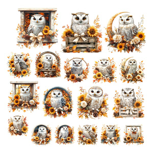 Autumn Owl Ephemera Pack