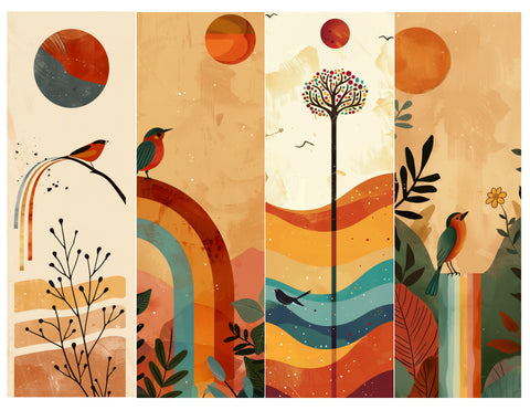 Bird Bliss Bookmark Sheet