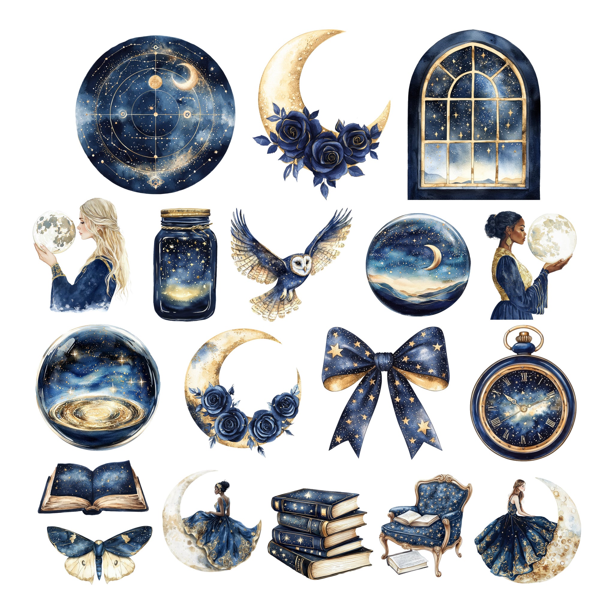 Celestial Dream Blue Ephemera
