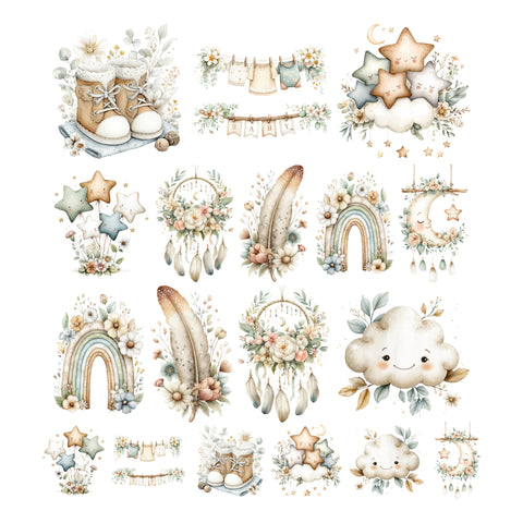 Boho Baby Ephemera