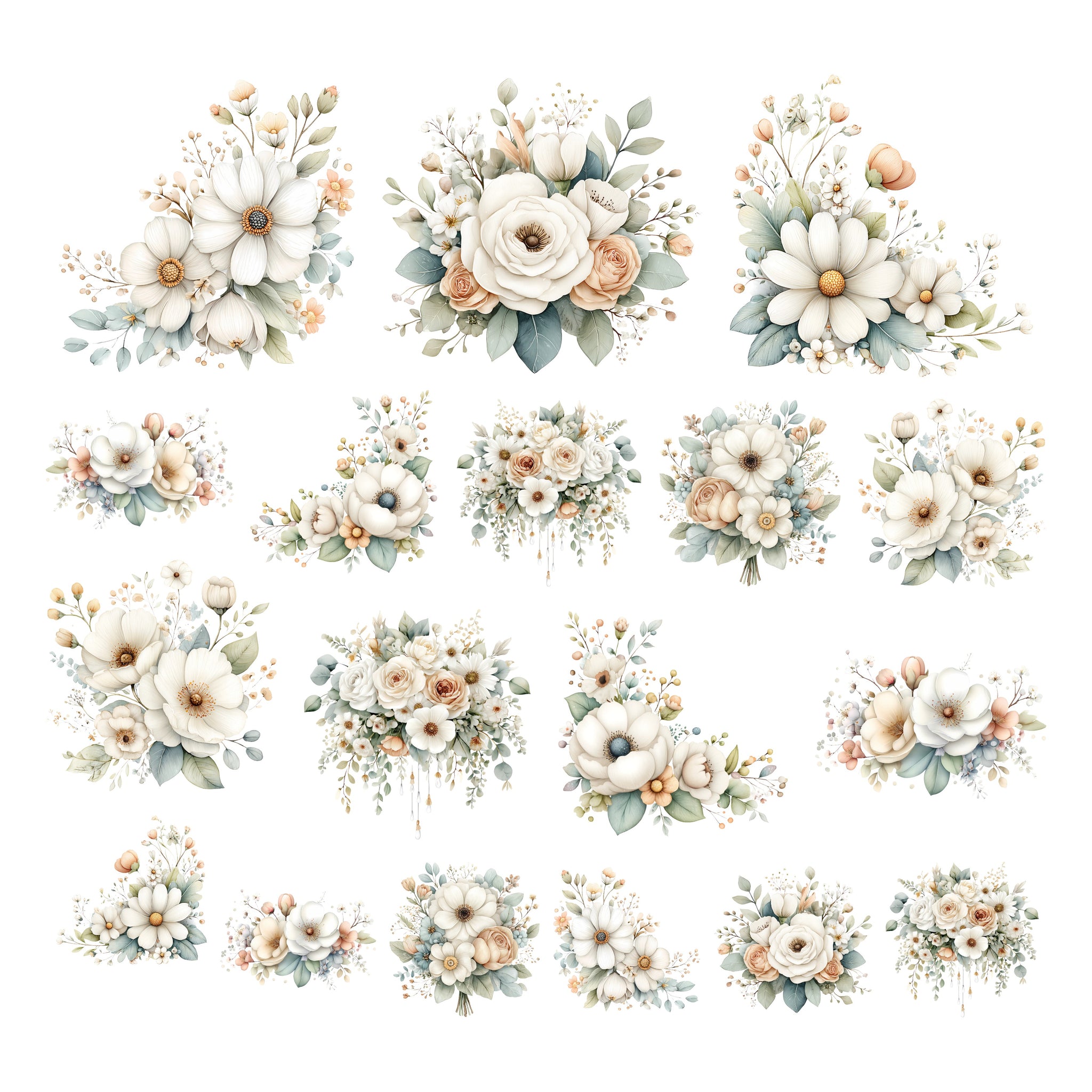 Boho Baby Florals Ephemera