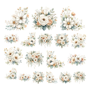 Boho Baby Florals Ephemera