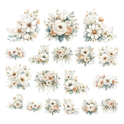 Boho Baby Florals Ephemera