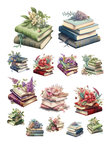 Colorful Commencement Books Ephemera