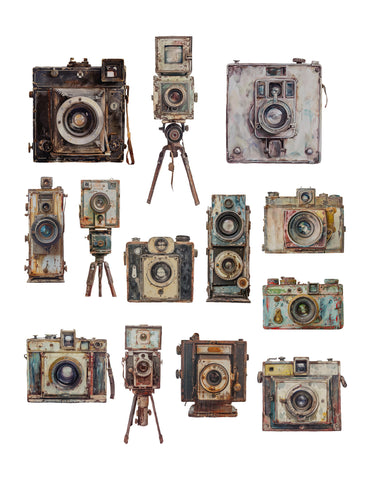 Urban Grunge Cameras Ephemera