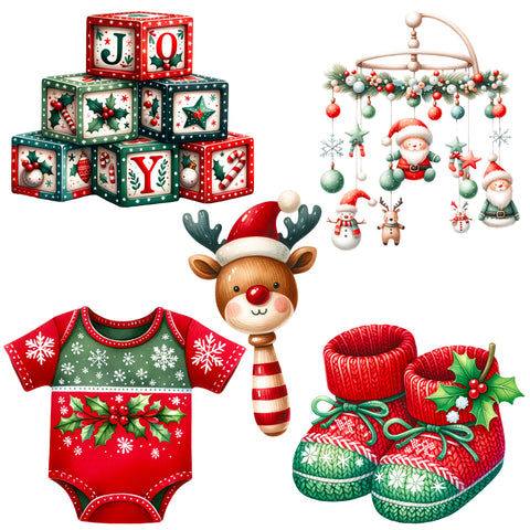 Christmas Baby XL Ephemera Pack