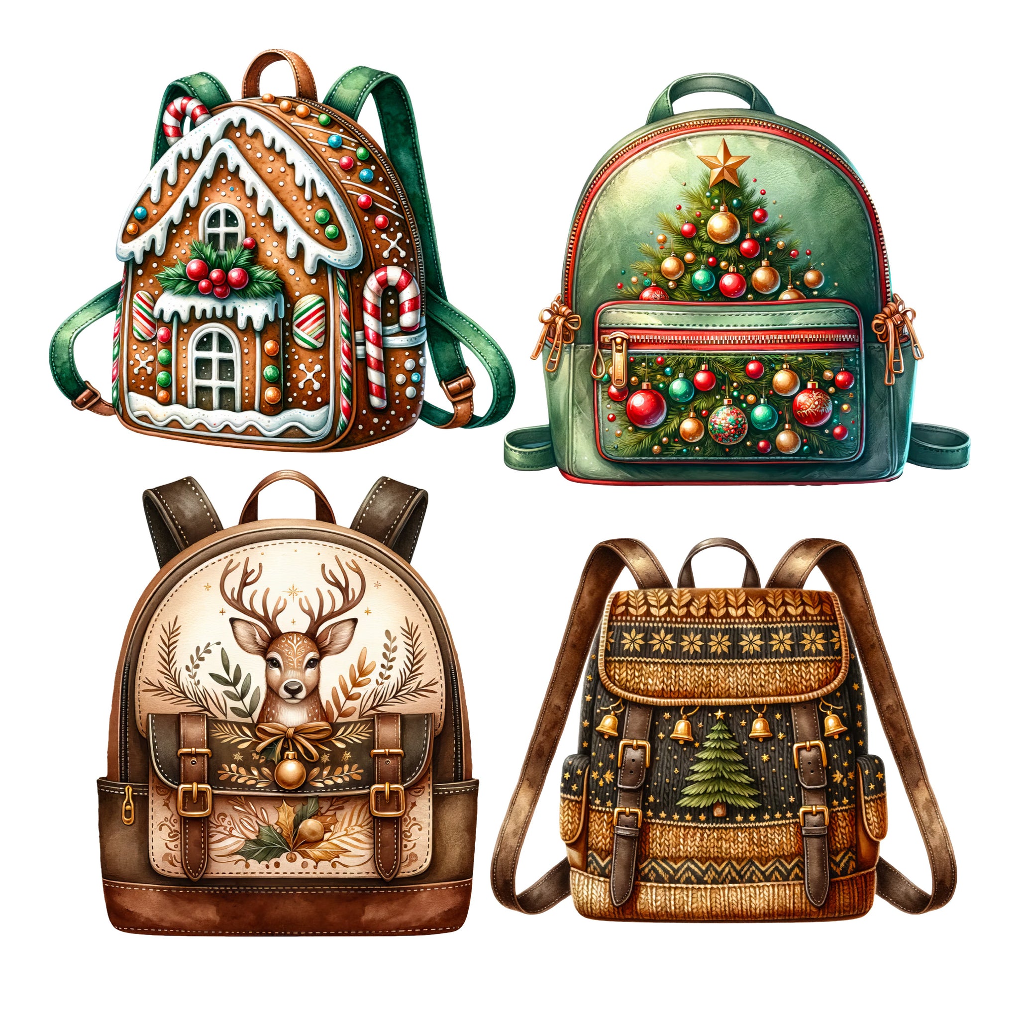 Christmas Backpacks XL Ephemera Pack