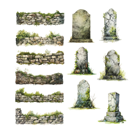 Cobblestone Graveyard Ephemera