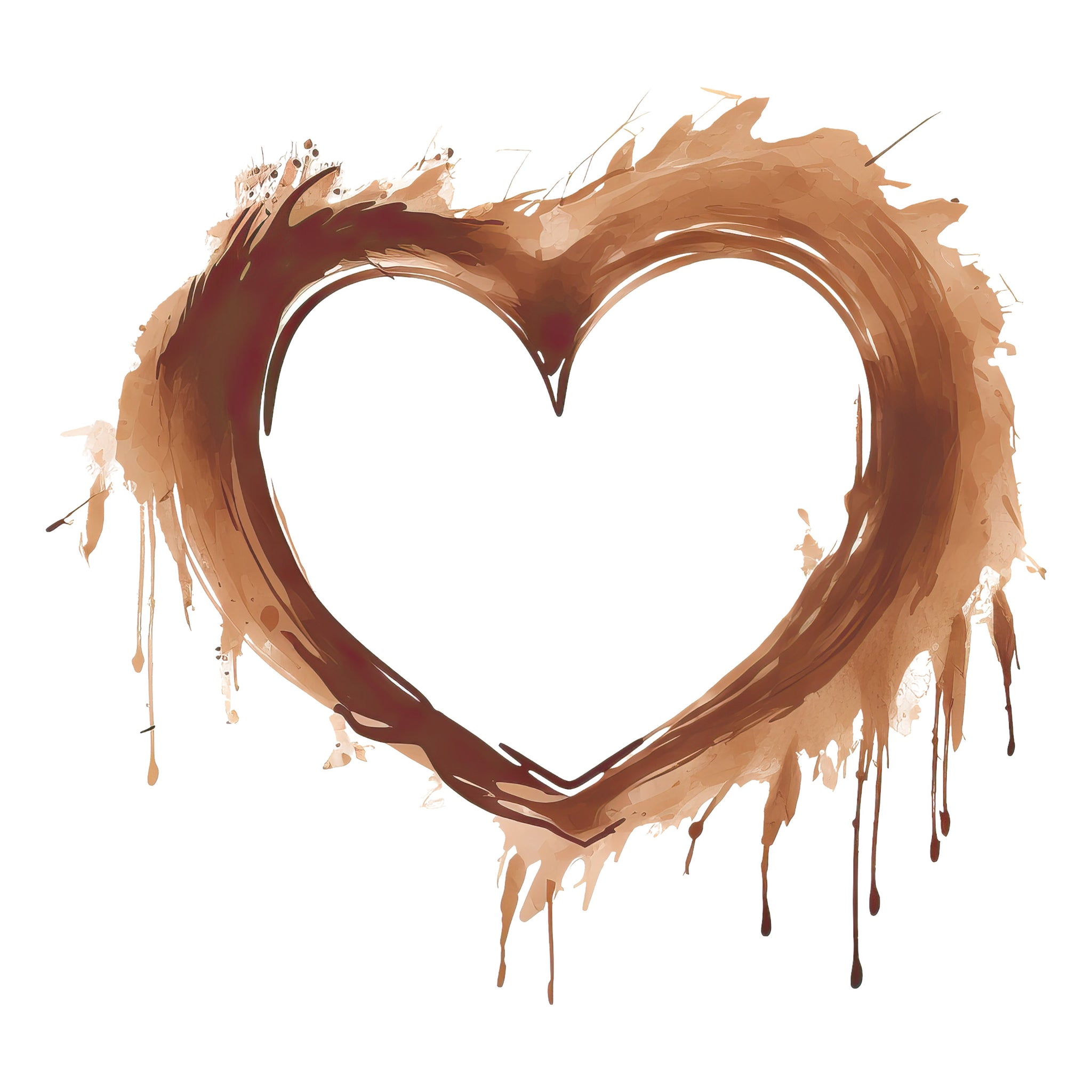 Coffee Heart Wreath