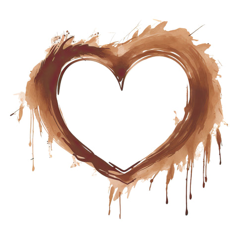 Coffee Heart Wreath