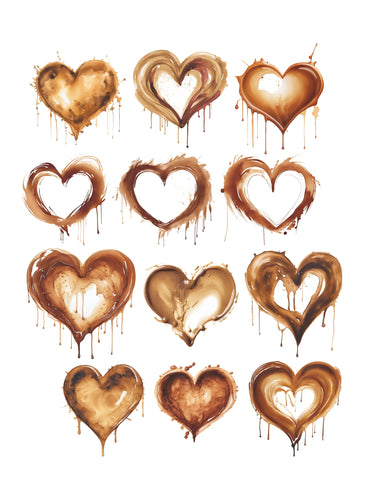 Coffee Hearts Ephemera