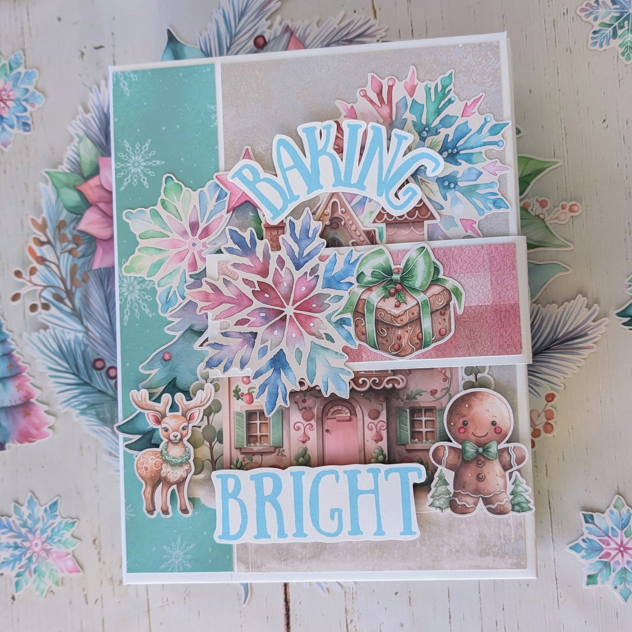 Cotton Candy Christmas Recipe Album Class Kit