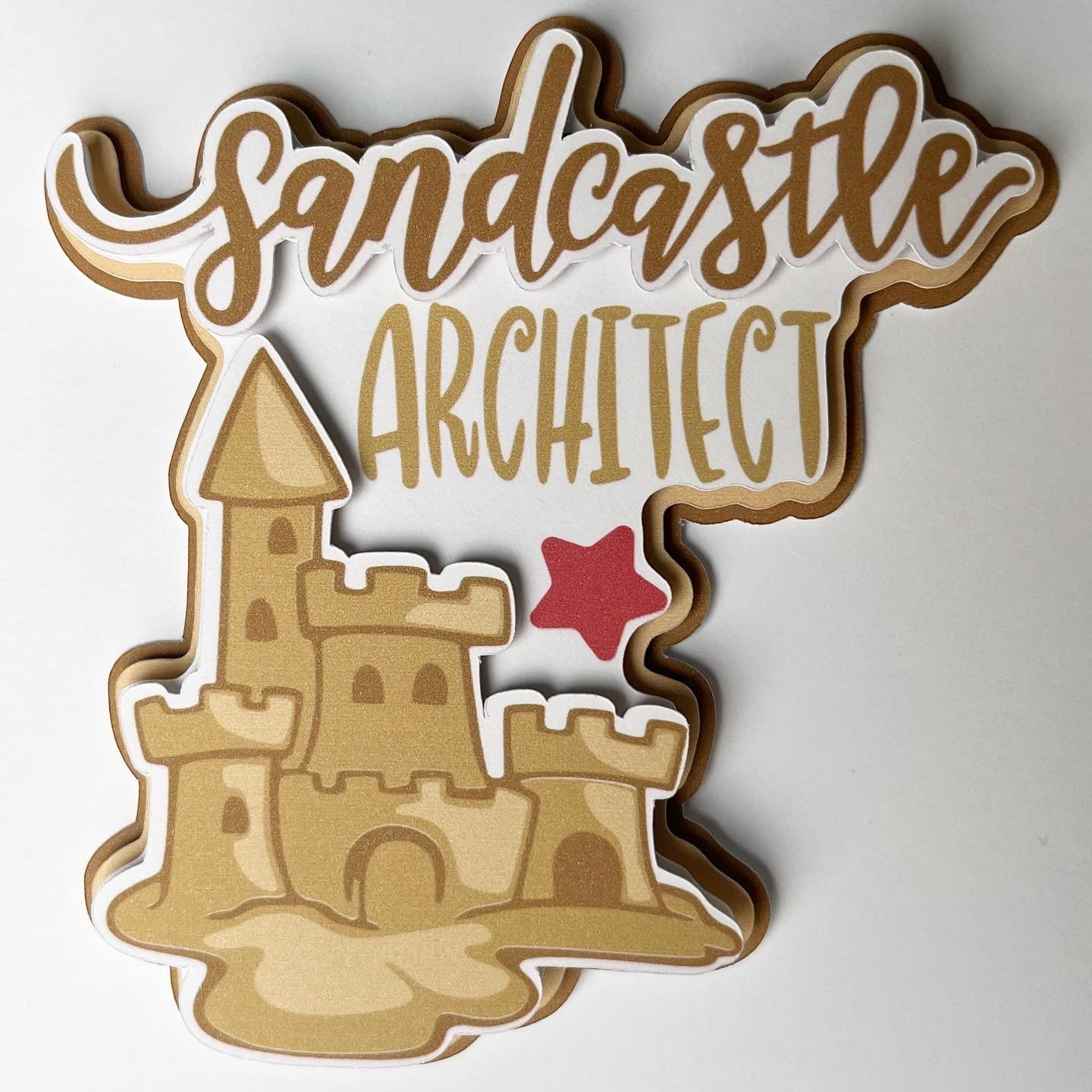 Sandcastle Architect Die Cut