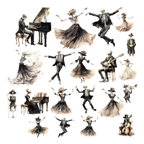 Skeleton Party Dance Party Ephemera