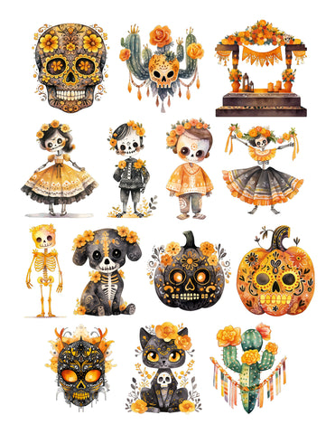 Dia De Muertos Ephemera Pack