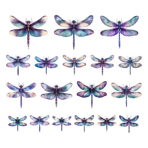 Amethyst Garden Dragonflies Ephemera