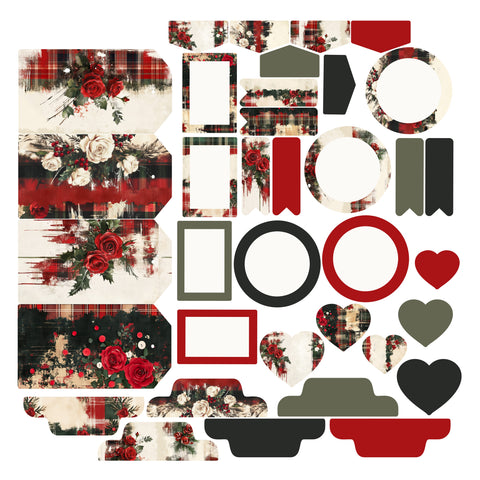 Christmas Roses Essentials Ephemera