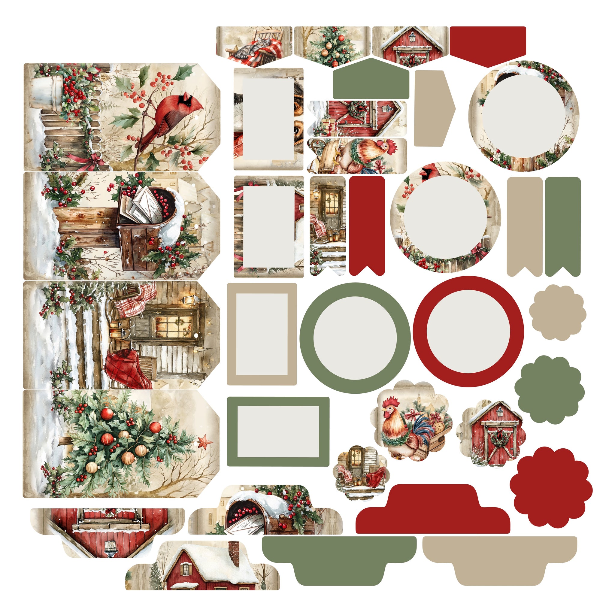 Christmas In The Country Essentials Ephemera