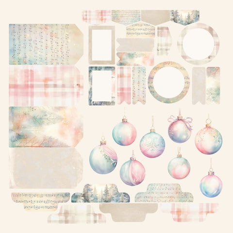 Cotton Candy Christmas Essentials Ephemera