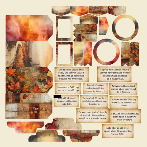 Autumn Splendor Essentials Ephemera
