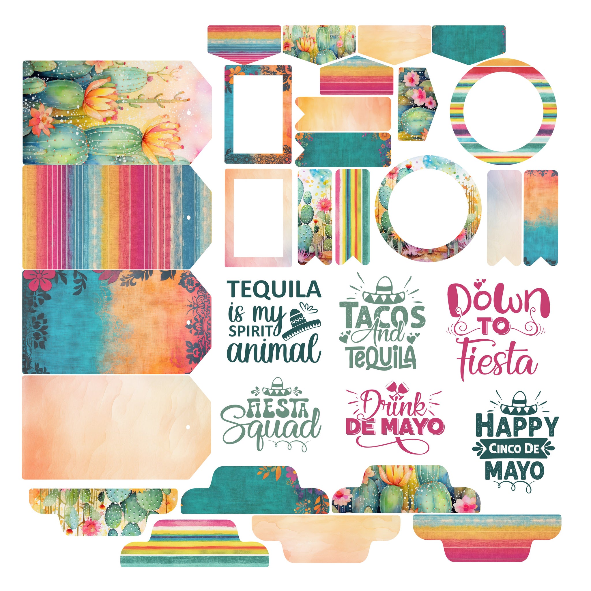 Less Siesta More Fiesta Essentials Ephemera