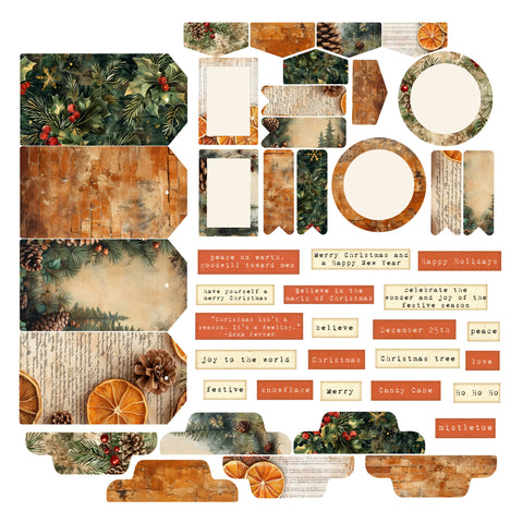 Christmas Citrus Essentials Ephemera